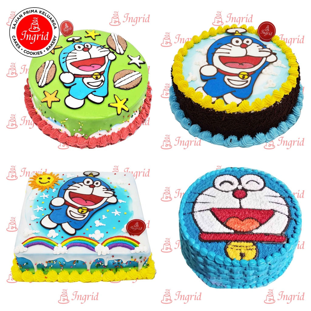 Kue Ulang Tahun Doraemon / Kue Ultah Anak / Birthday Cake / Kue Doraemon