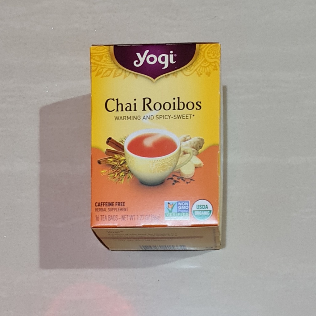 Yogi Tea Chai Rooibos Warming and Spicy Sweet 16 x 2,25 Gram