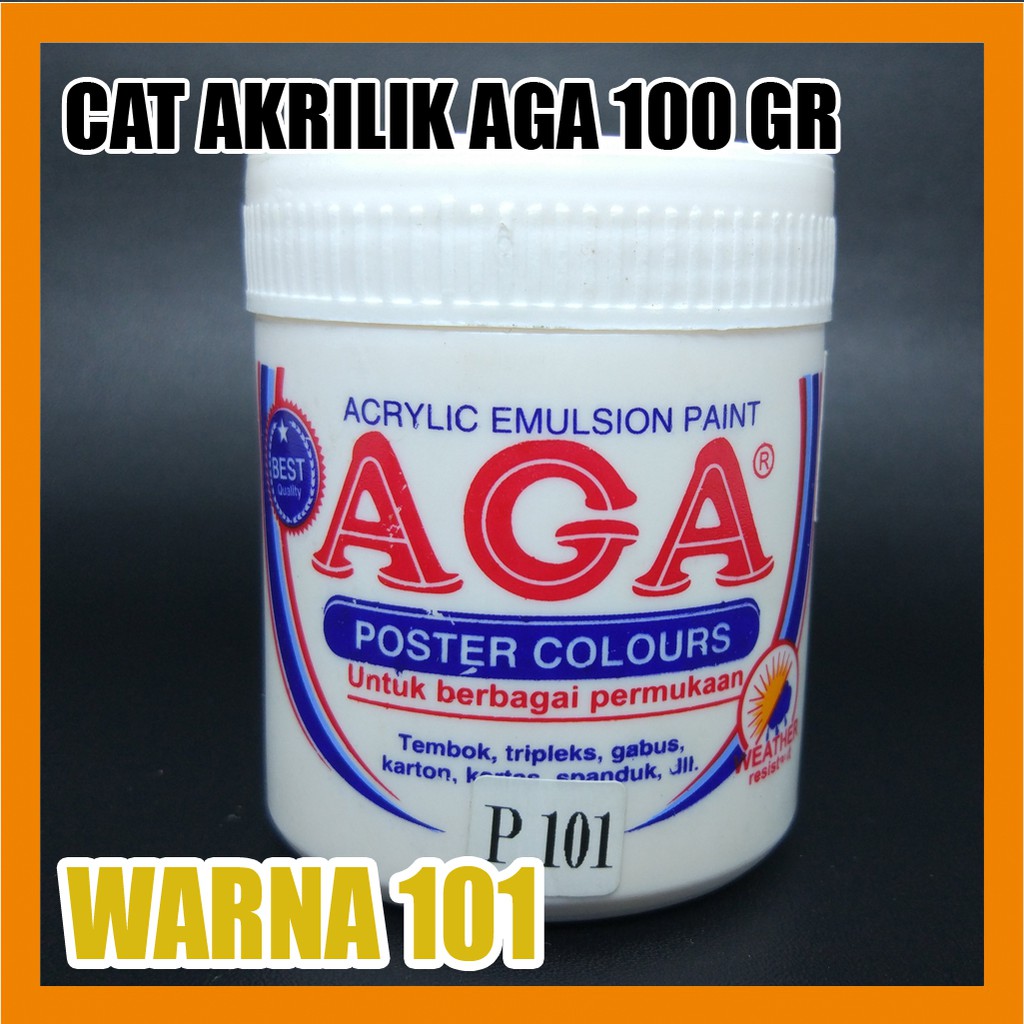 

Cat Akrilik Aga Warna 101 100g