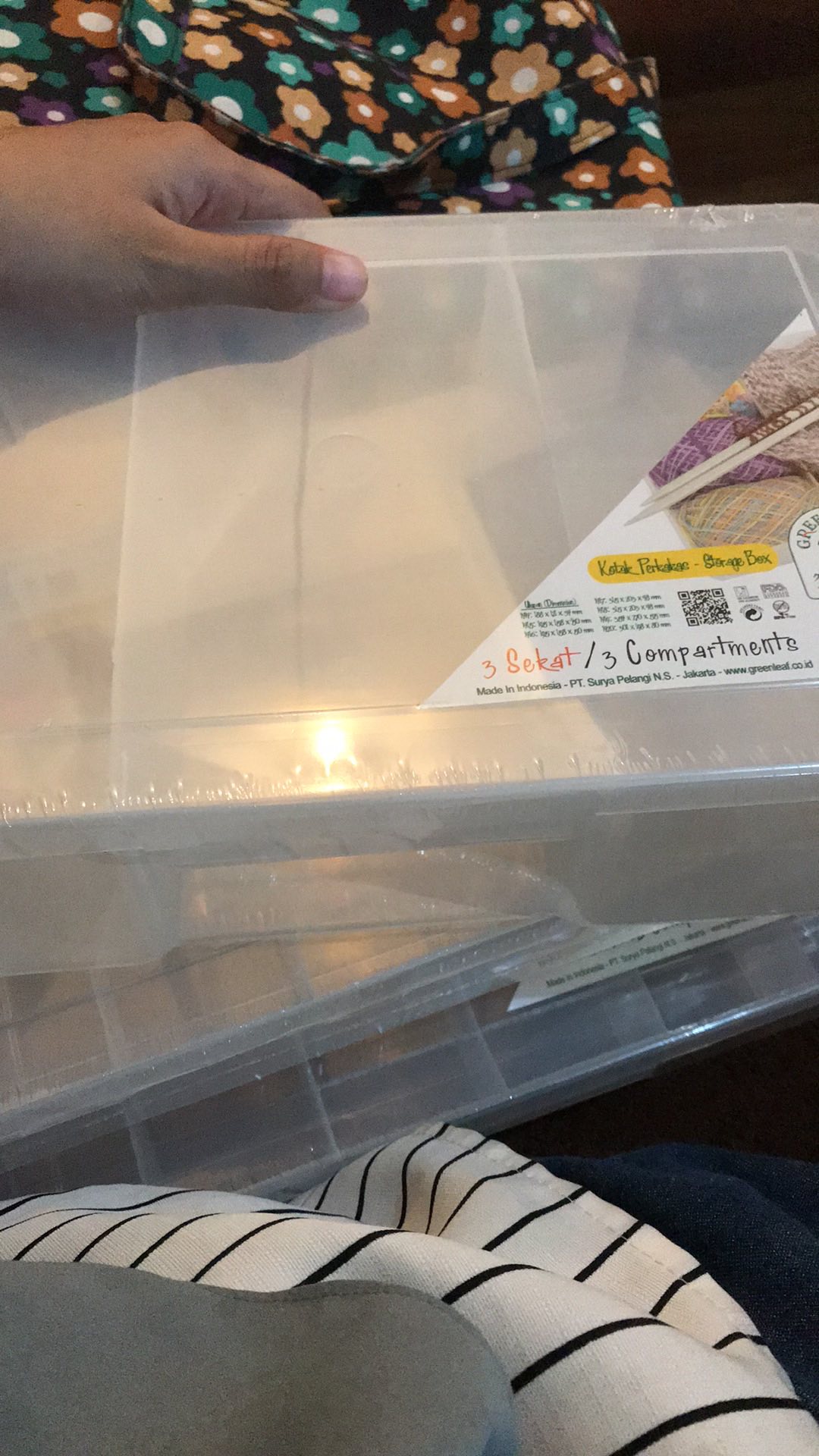 Kotak Perkakas / Tool Box / Storage Box 12 Sekat Reiko 1417