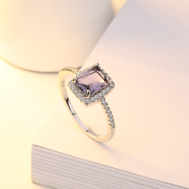 Cincin Sterling Silver 925 Klasik Untuk Wanita