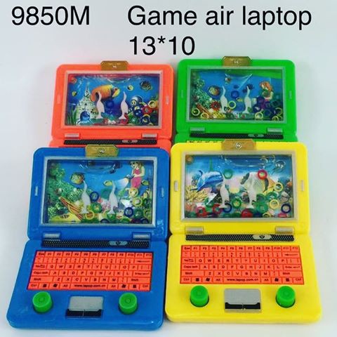 Mainan game air - seri bentuk laptop