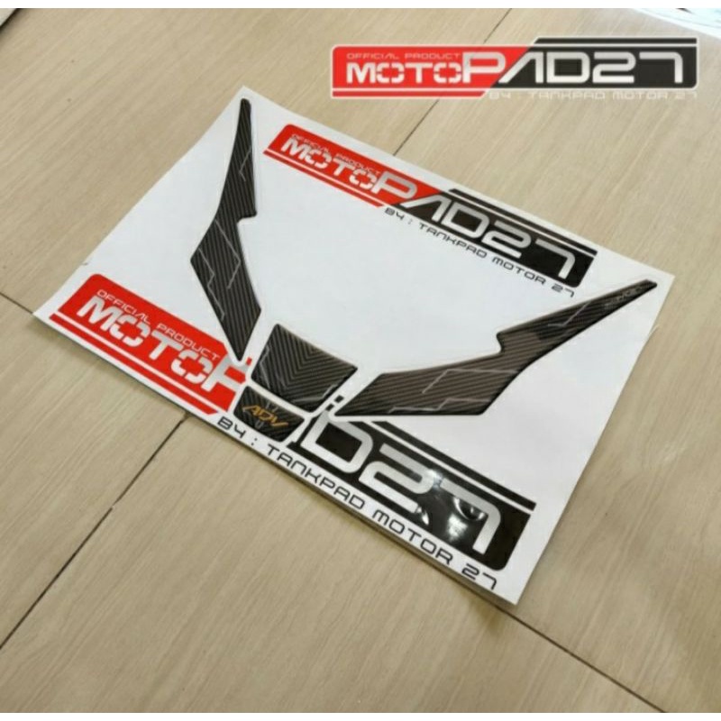 Stiker alis lampu depan ADV 160 bahan resin Original