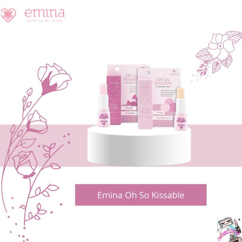 ☃Cutezz_Ching1☃Emina Oh So Kissable Tinted Balm Stick