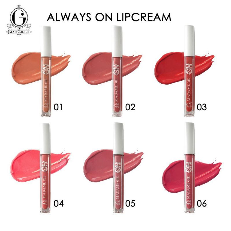 MADAME GIE ALWAYS ON LIPCREAM 4.5ML