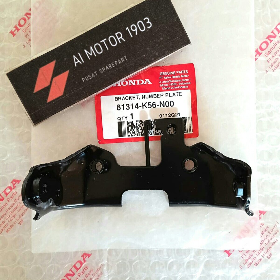 PLATE BESI DUDUKAN TEBENG BODY LAMPU DEPAN SONIC 125 61314-K56-N00 AHM