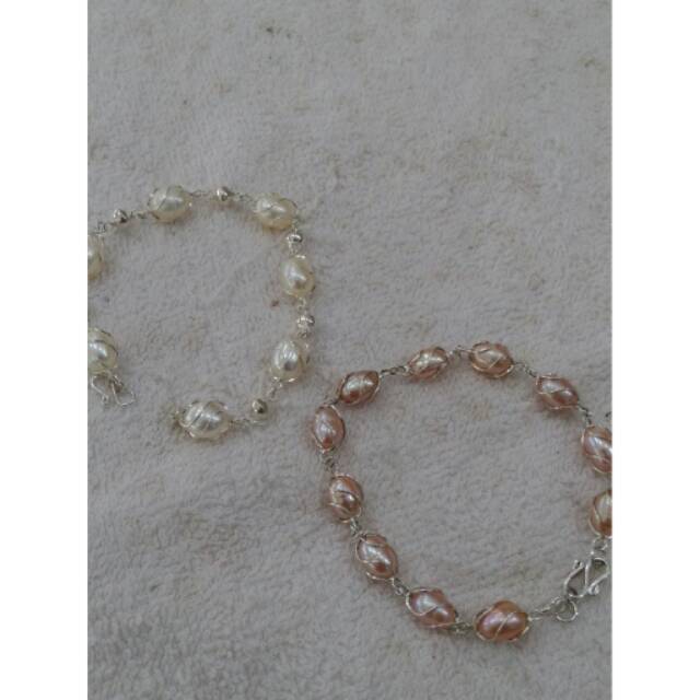 Promo Gelang perak mutiara lombok