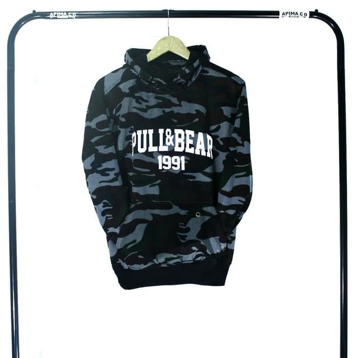 JAKET HOODIE PULL&BEAR LORENG KOMBI SWAG Slayershop