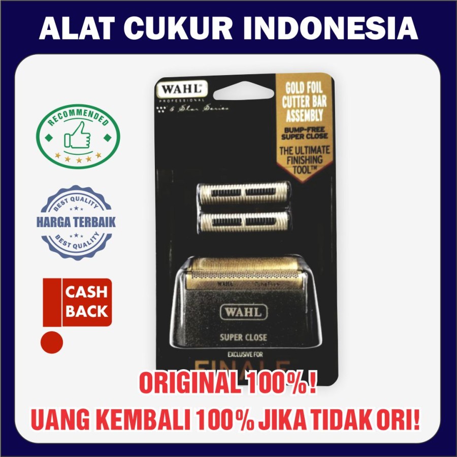 WAHL SHAVER FINALE GOLD FOIL CUTTER REPLACEMENT ORI USA/KEPALA SHAVER