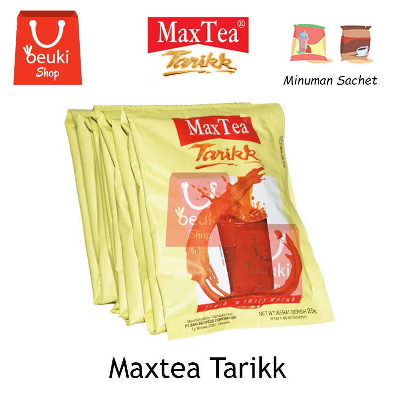 

Maxtea Tarik Minuman Thai Tea Max Enaknya - 10pcs x 25gr