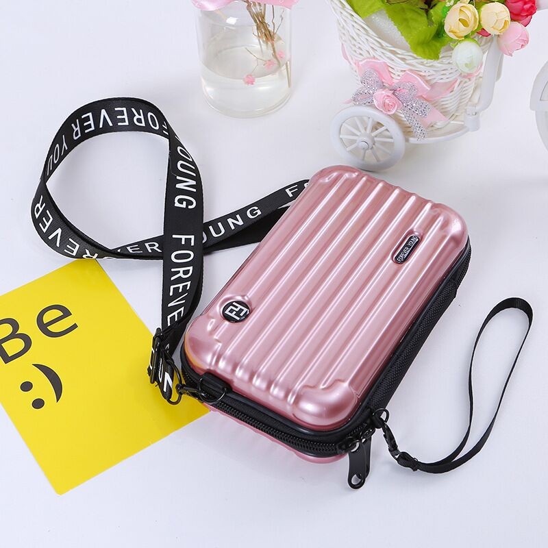 [ READY ] Tas Selempang Koper Mini Motif Wanita/Tas Selempang Mini/Mini Koper/Crossbody/Bag Murah tas selempang wanita sling bag wanita tas mini selempang tas selempang bahu tas wanita murah tas wanita kekinian