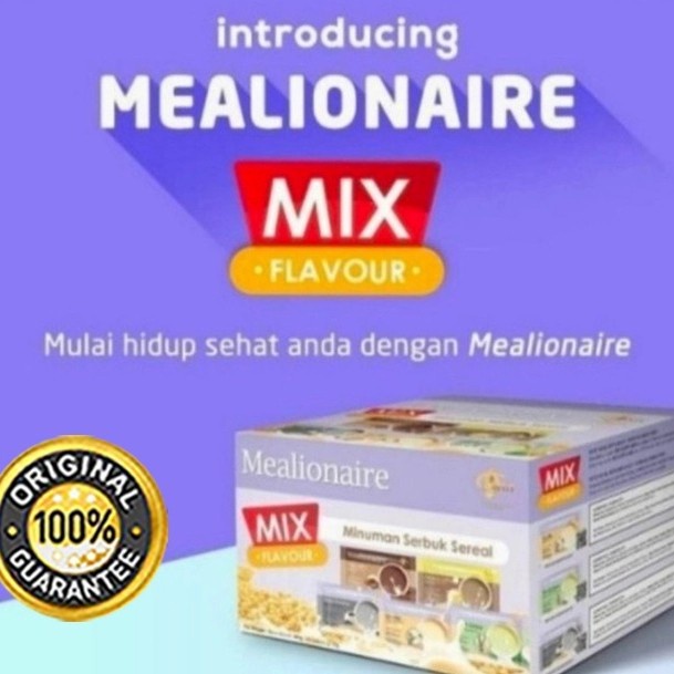 Terlaris Mealionaire Mix Flavour Original MGI/MCI Ampuh