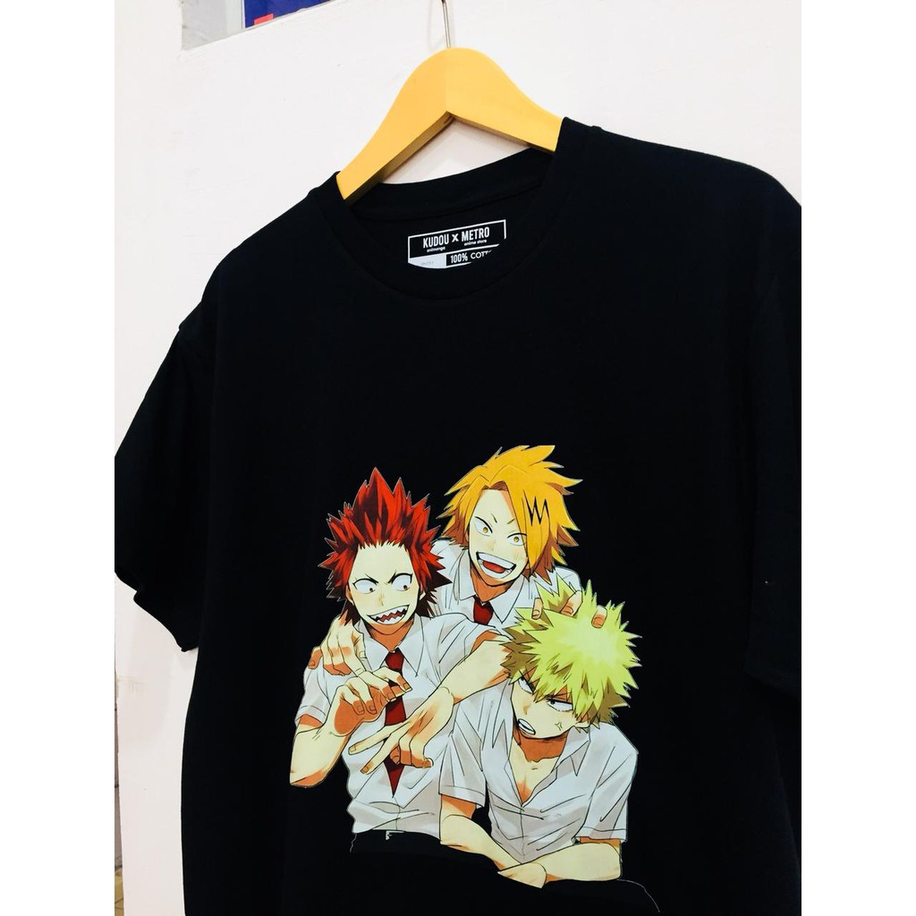 Tshirt 3 idiots of class A ! Boku no Hero Academia Anime My Hero Academia Manga Kaos BNHA Wibu Otaku