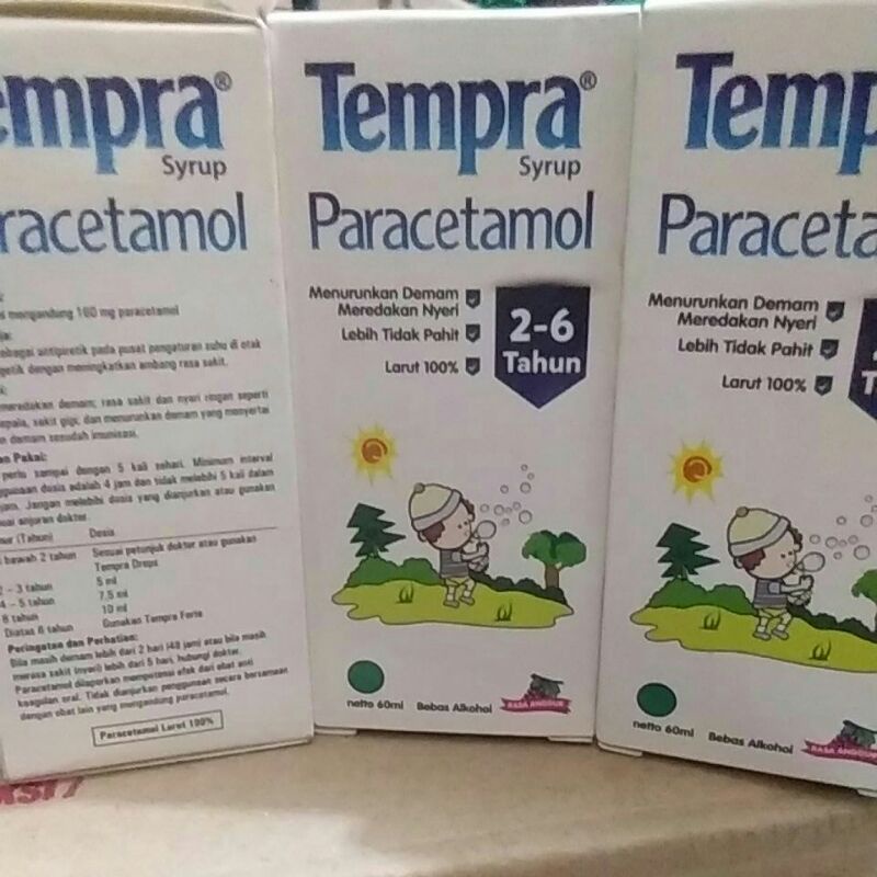 TEMPRA SYRUP 60ML Paracetamol