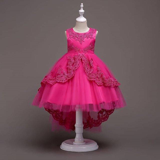 MADELYN DRESS PESTA NATAL ANAK PEREMPUAN / GAUN TUTU ANAK IMPORT LUCU MERAH BIRU PINK MEWAH