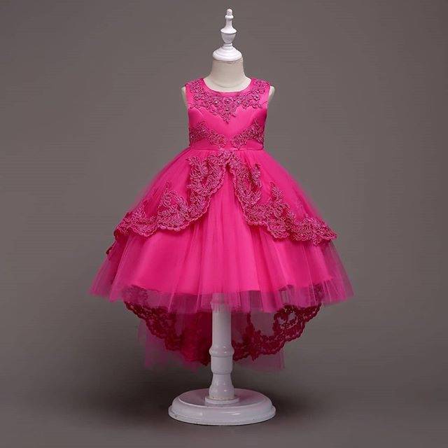 MADELYN DRESS PESTA NATAL ANAK PEREMPUAN / GAUN TUTU ANAK IMPORT LUCU MERAH BIRU PINK MEWAH