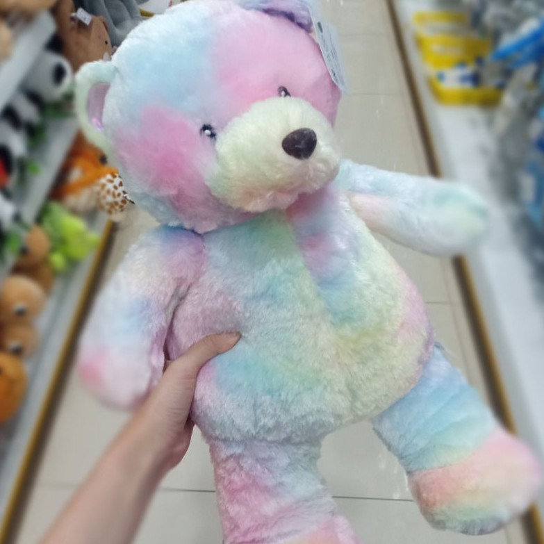 Boneka Beruang Teddy Bear Warna Rainbow Pastel Kado Birthday Ultah Wisuda Graduation Gift Boneka Bul