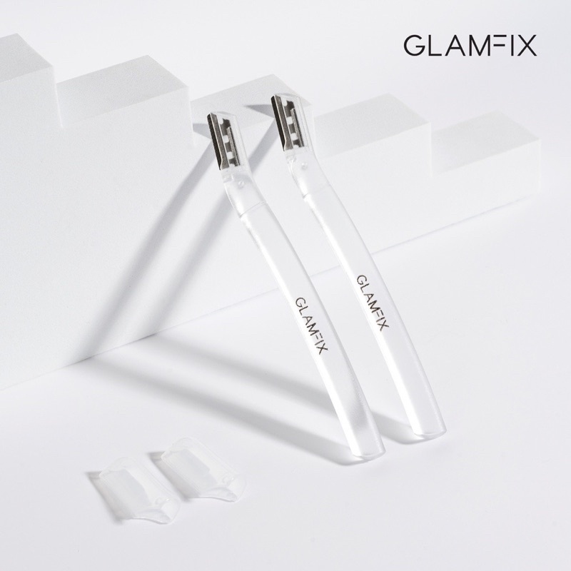 GLAMFIX Eyebrow Trimmer _ Pisau Cukur Alis Isi 2pcs | GLAM FIX Alat Kecantikan Makeup by YOU ( YOU MAKEUPS OFFICIAL STORE )