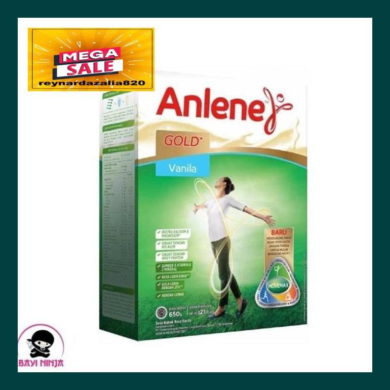 

Reypsum Anlene Gold Vanila Susu Kalsium Box 650 G S30Cryr