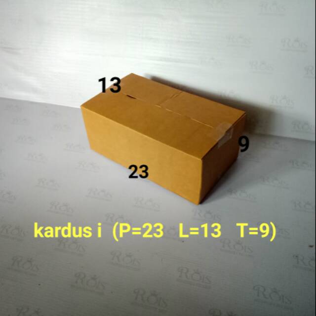 

40 pcs kardus kecil i / kardus polos / Kardus ukuran 23x13x9cm