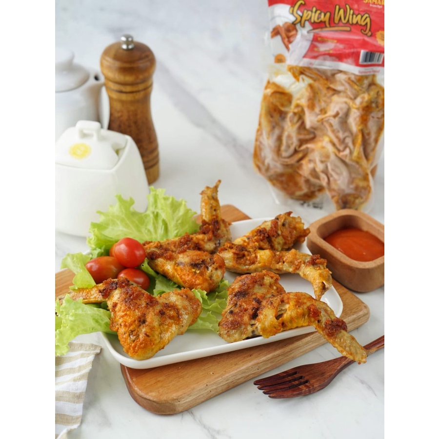 

Samara - spicy wings isi 7 pcs / healthy frozen food Non MSG & Pengawet (225gram)