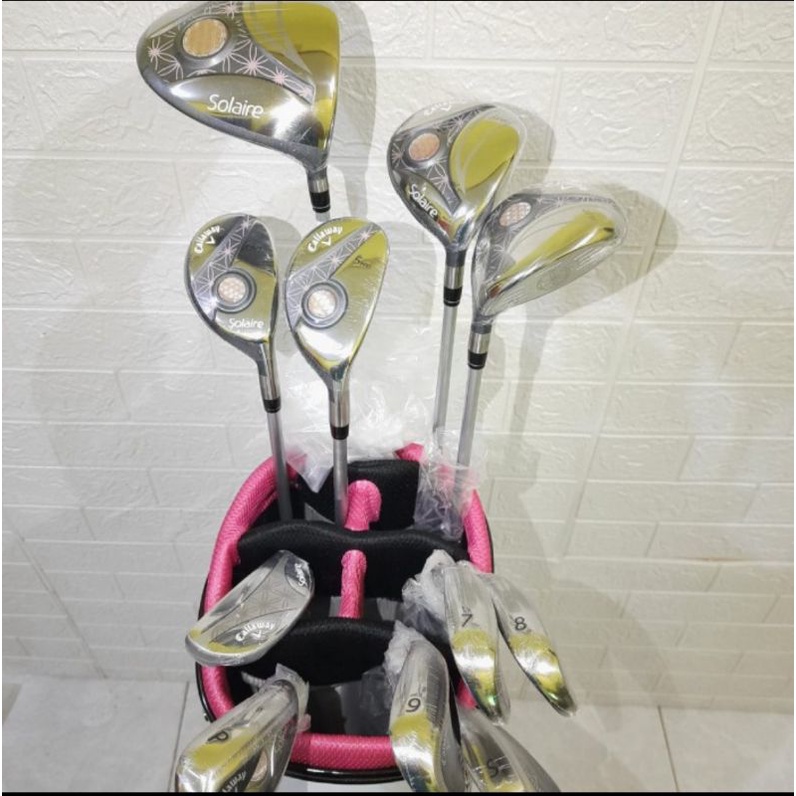 STICK GOLF FULLSET CALLAWAY SOLAIRE LADIES PLUS BAG