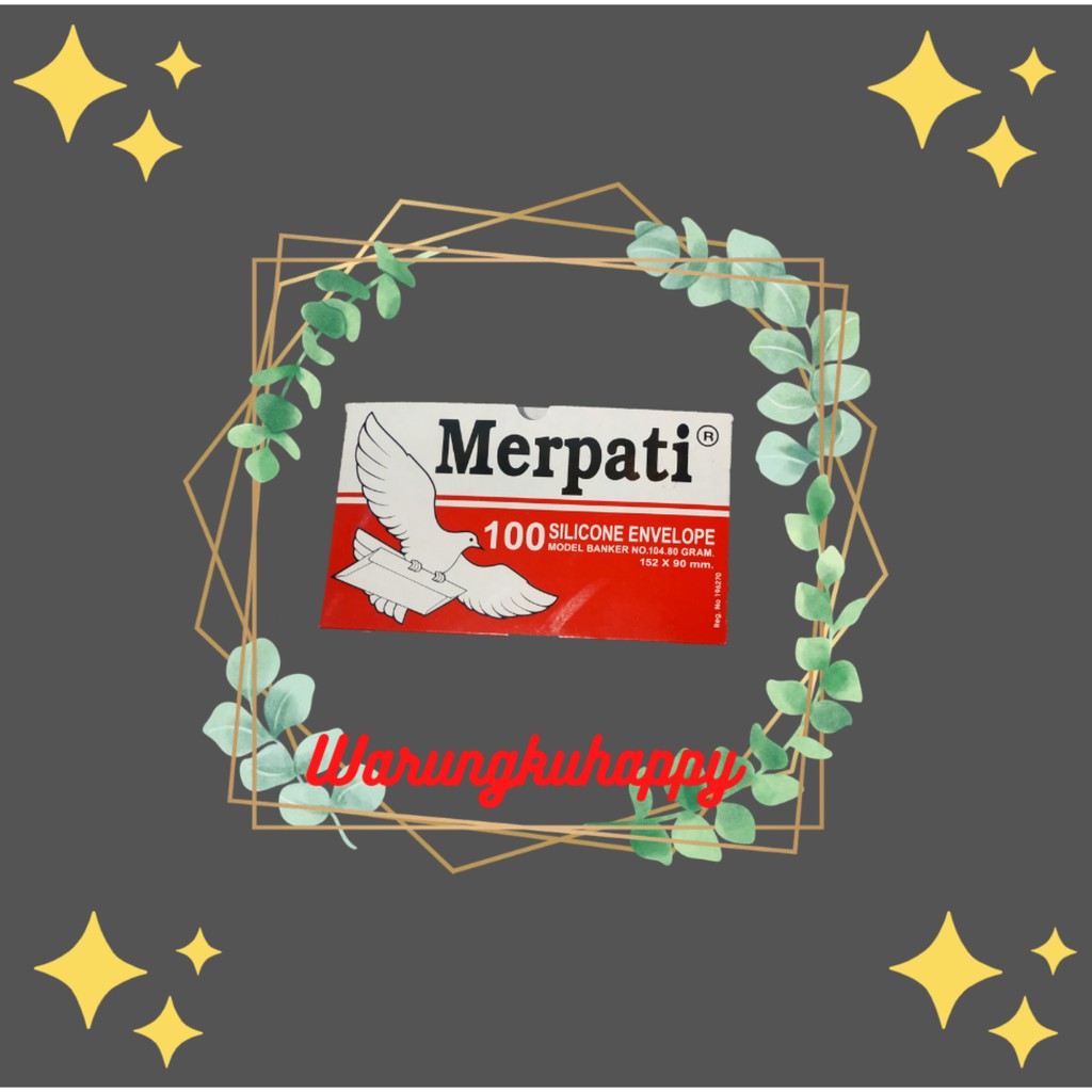 

Amplop Putih MERPATI Kecil 1 pak