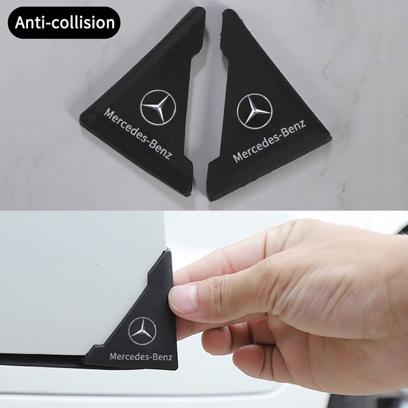 2 / 4Pcs Stiker Pelindung Sudut Pintu Mobil Mercedes Benz W220 W206 W124 W213 W218 W222 W207 W211 W205 W2124