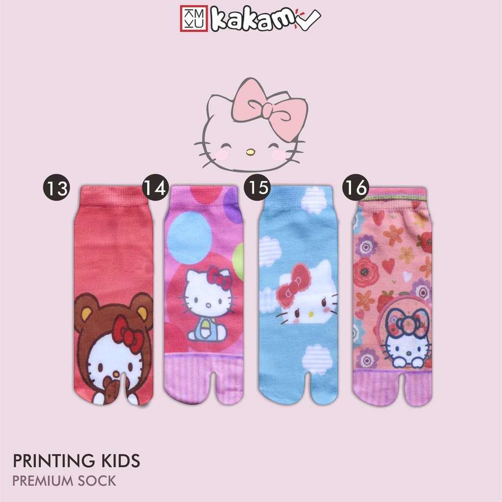 Kakamu Kaos Kaki Anak Printing Karakter  1