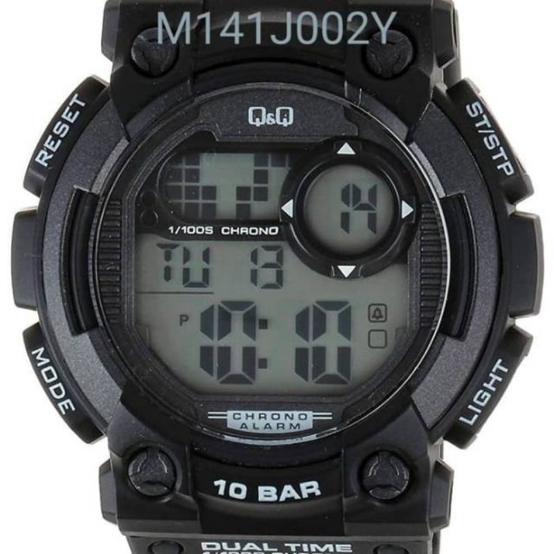 Jam Tangan Pria Q&amp;Q QnQ QQ M141 M141J Digital Original Water Resist