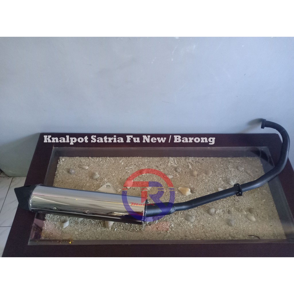 knalpot standar suzuki satria fu new barong kenalpot