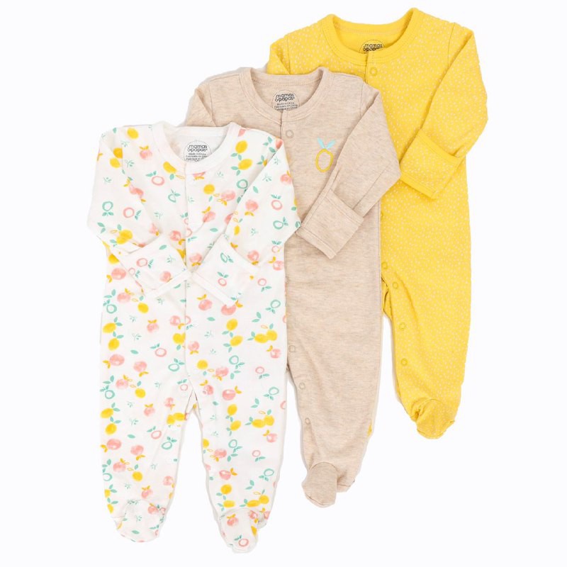 KAKIKECIL - Premium Baby Sleepsuit Motif Lemon 3in1 Mamas Papas