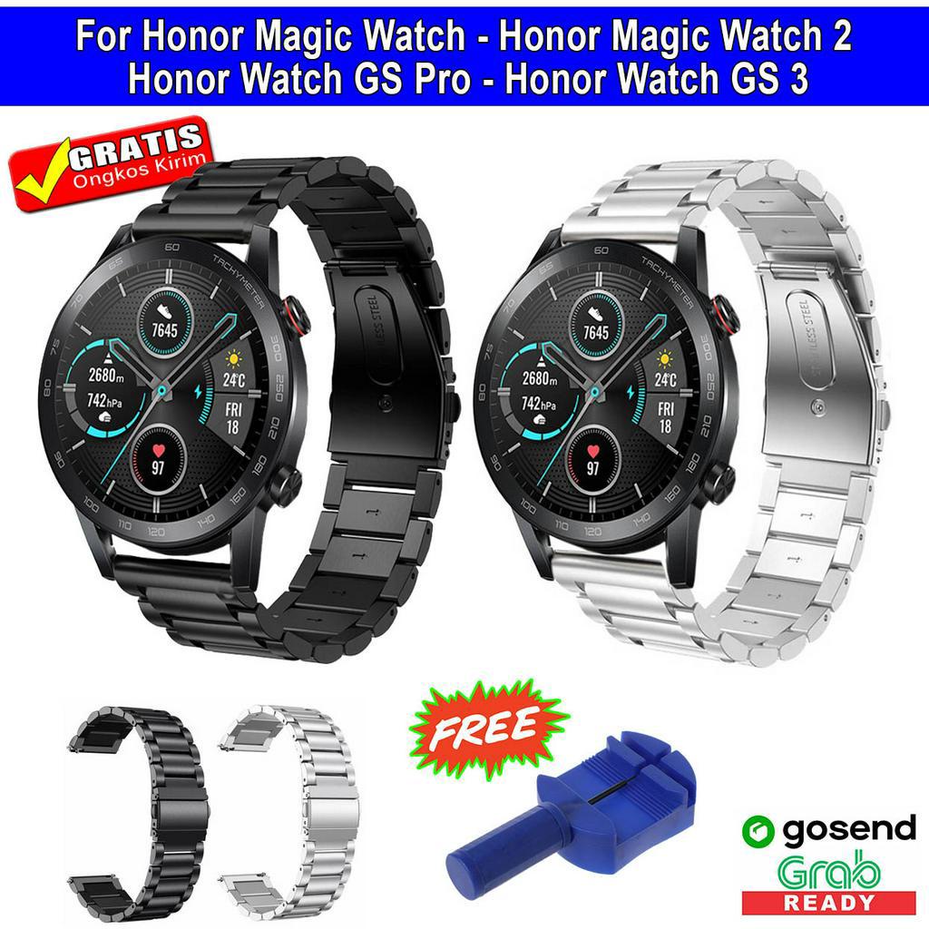 TALI JAM RANTAI HUAWEI HONOR WATCH GS PRO - GS 3 STAINLESS STEEL STRAP