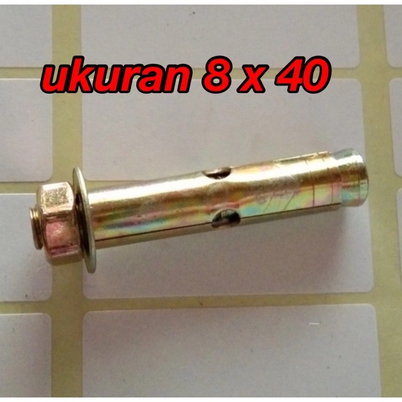 Promo murah dinabold 8x40 Dinabolt 8 x 40 baut breaket dinabold ukuran 8 x 40 mm termurah terlaris