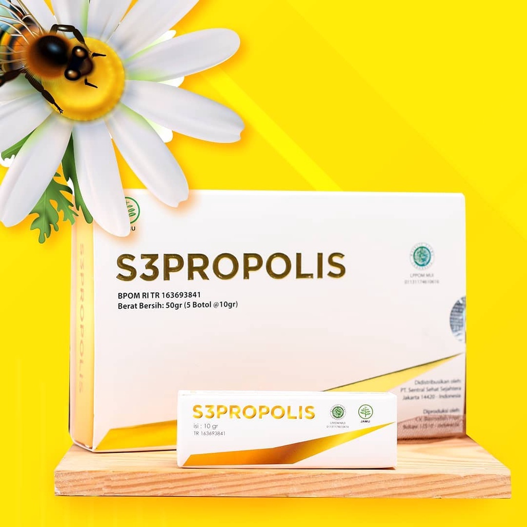 

S3 PROPOLIS Anti Biotik Alami Anti Oksidan 1 Botol Original
