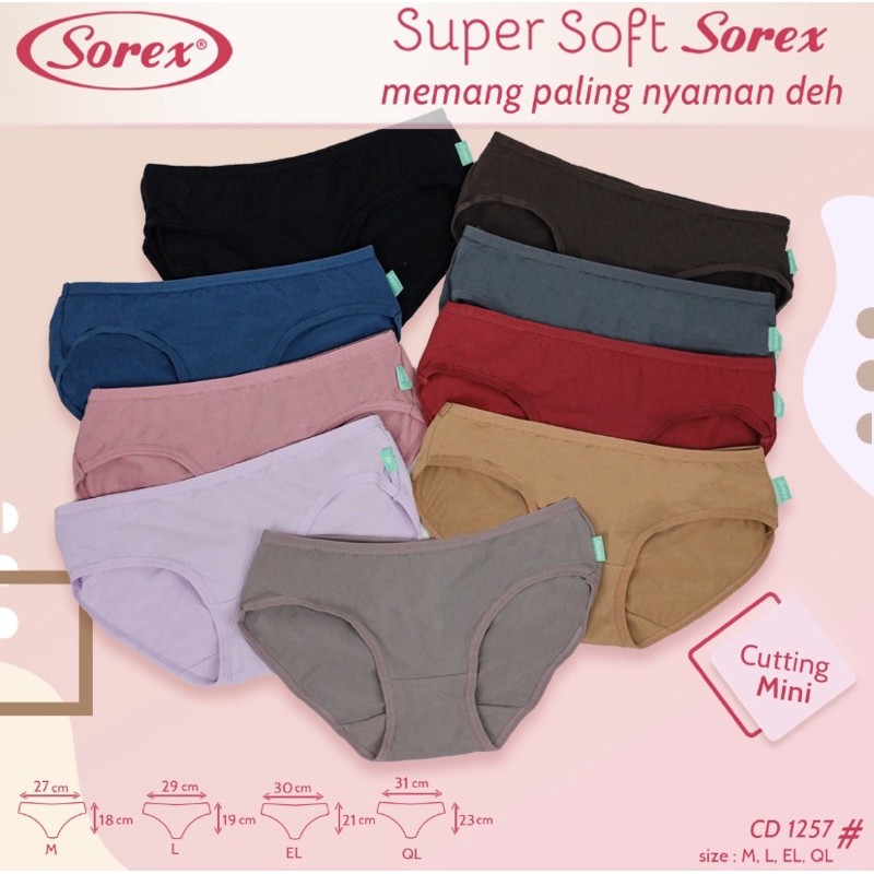 Celana Dalam CD Wanita Super Soft Sorex 1257