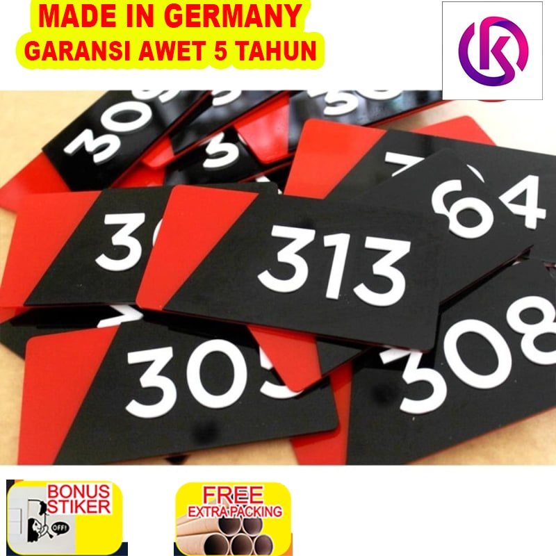 

Promo TERMURAH! Nomor Kamar Akrilik - merah | 13 x 7 cm | Huruf Timbul