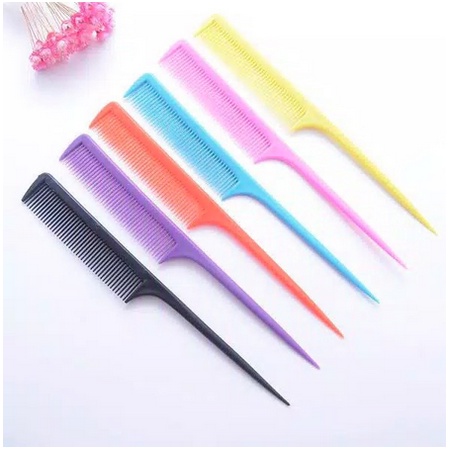 [1KG=100PCS] Sisir Rambut Plastik Polos Warna Warni Sederhana Rambut Souvenir Pernikahan