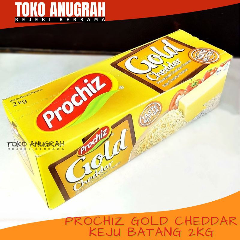 

Prochiz Keju Gold Cheddar 2Kg