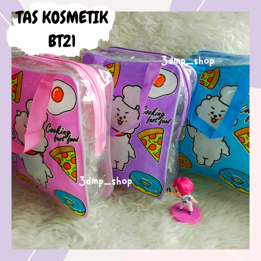 Pouch Tas Make Up Kosmetik BT21 Rj