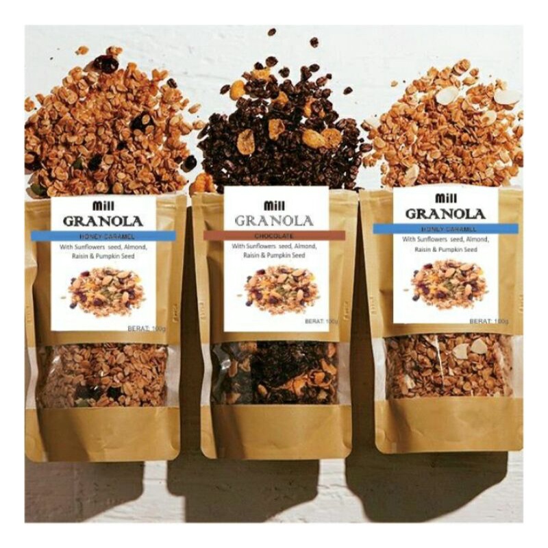 

Granola oven, sarapan sehat,snack promil, bumil, busui,diet