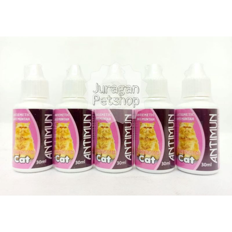 ANTIMUN CAT - Obat Vitamin Kucing Anti Muntah Infeksi Pencernaan dan Stress Kitten Cat