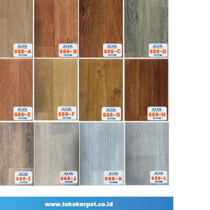 ☪ Karpet Lantai Alva / Karpet vinyl lantai Motif Kayu / Karpet Lantai Terlengkap / Vinyl Bravo ➼
