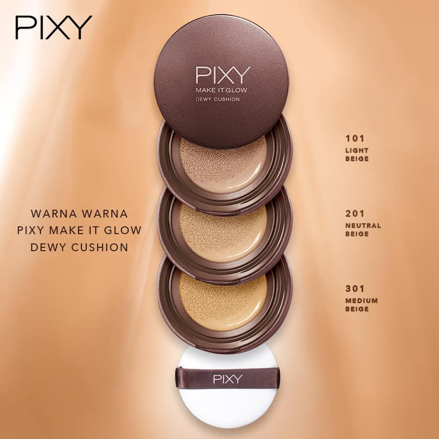 Pixy Make It Glow Dewy Cushion Bedak Pakai Tempat SPF 23