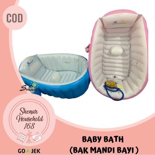 Paket Baby Bath Tub/Bak Mandi Bayi /Tempat Mandi Bayi /Tempat mandi Portable (BABY BATH )SHENAR