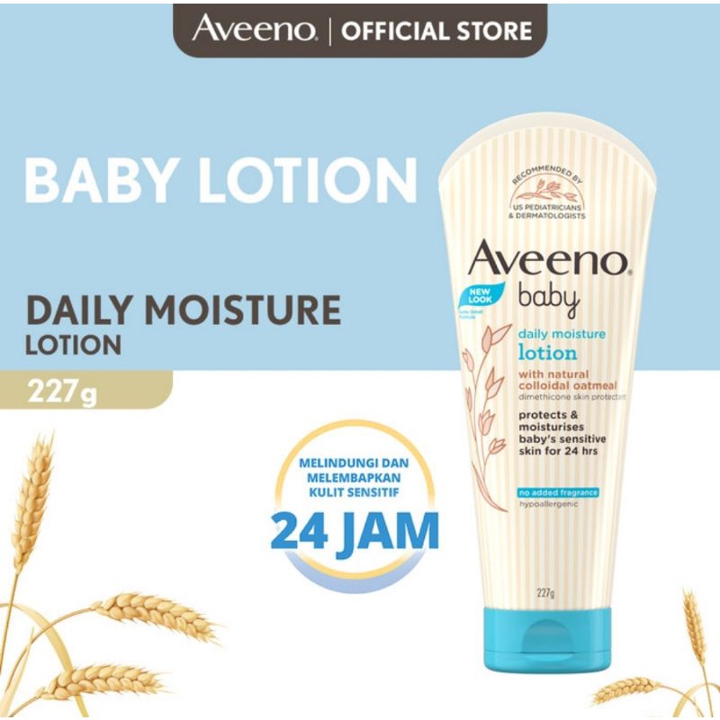 Aveeno Baby Daily Moisture Lotion 227 gr - Lotion Bayi