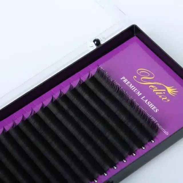 Bulu Mata Yelix Premium- Eyelash Extension Ready Tipe D. 0 / 0.10-012