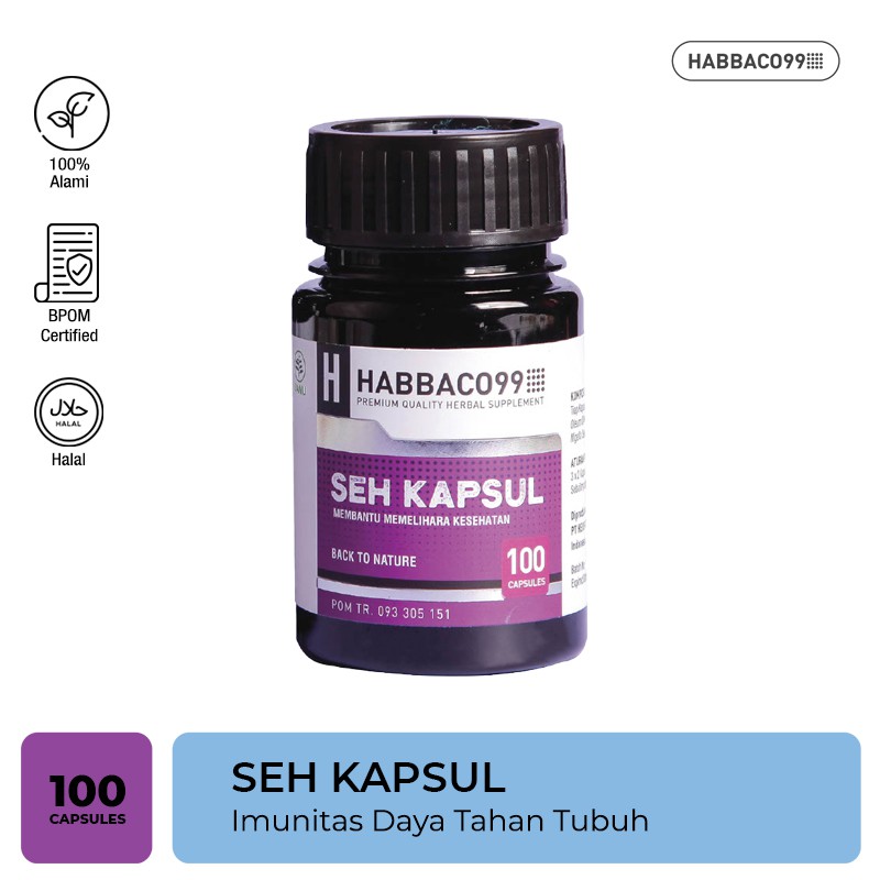 

Habbaco99 - Seh Kapsul Herbal Imunitas Daya Tahan Tubuh 100 Kapsul