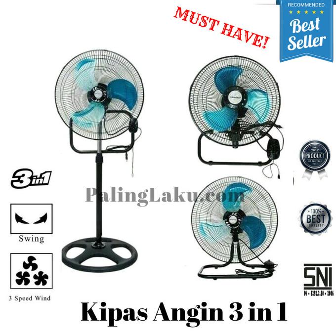 KIPAS ANGIN TORNADO AOYAMA 3 IN 1 (18 INCH) BERDIRI,MEJA DAN TEMBOK