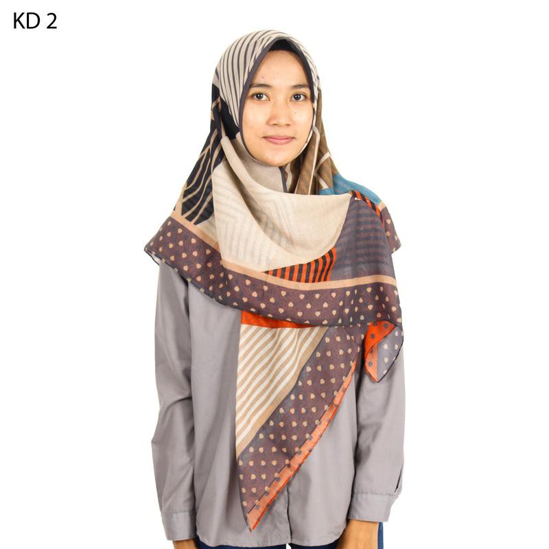 Kerudung segi empat motif terlaris